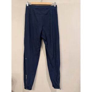 Lululemon Mens Surge Hybrid Jogger Pants Ankle Zip Athleisure Size Small Navy